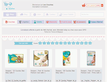 Tablet Screenshot of lescouches.com